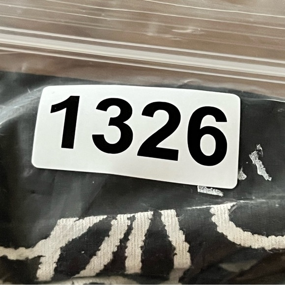 PACT Organic Cotton Fit And Flare Dress Black/White peekaboo Back Size Small - Picture 5 of 13